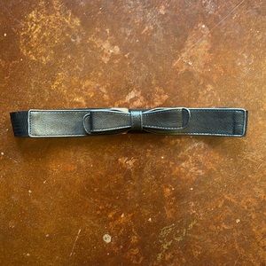 Black Bow Belt